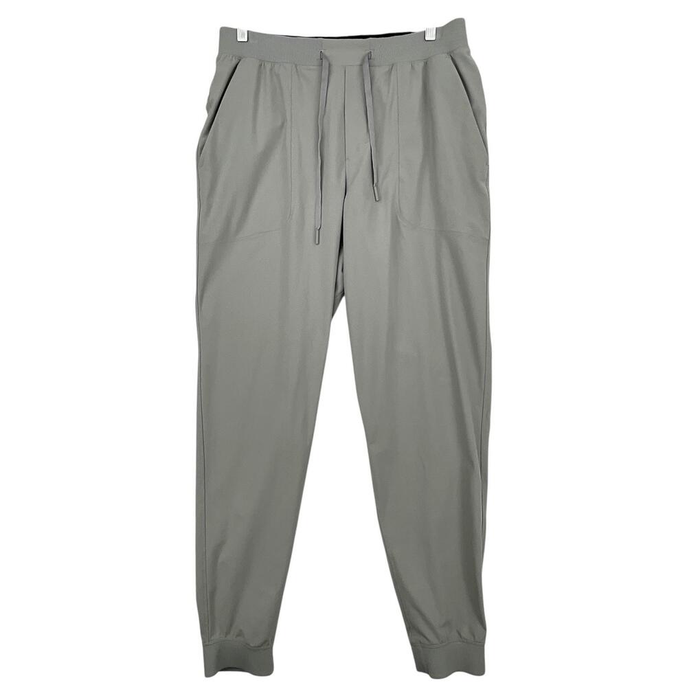Lululemon ABC Jogger Pants Silver Drop Mens Large Lounge Athletic Pocket